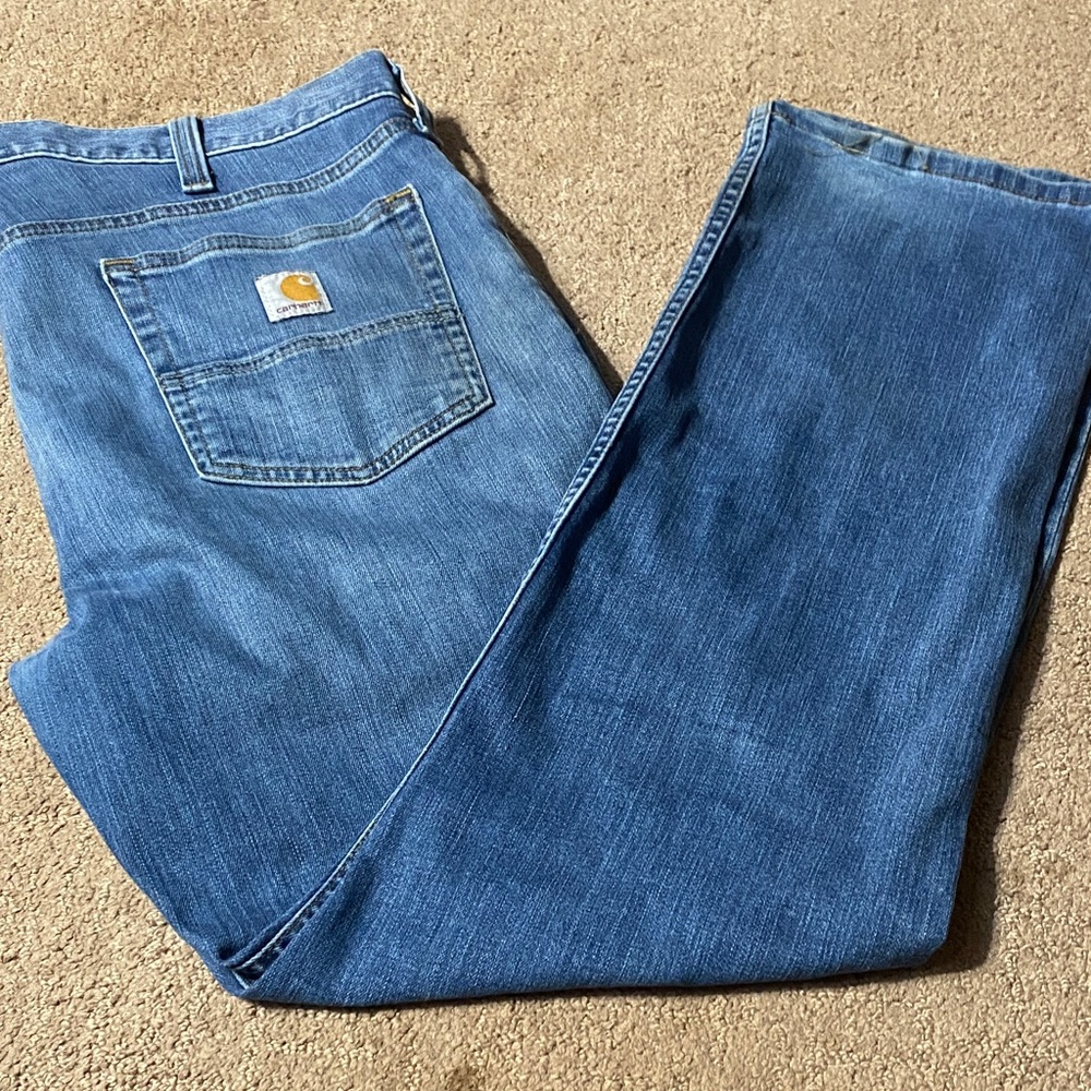 Carhartt Men's Relaxed Fit Size 36X30 Denim Jeans Durable Workwear